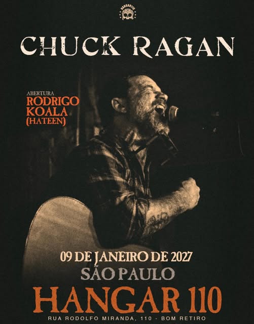 Chuck Ragan no Hangar110 — Hangar 110, Bom Retiro, São Paulo