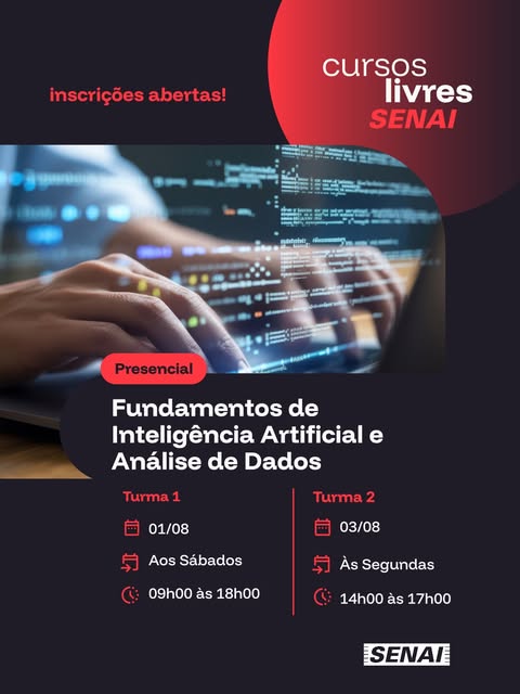 Curso Gratuito de Inteligência Artificial - Turma de Sábados