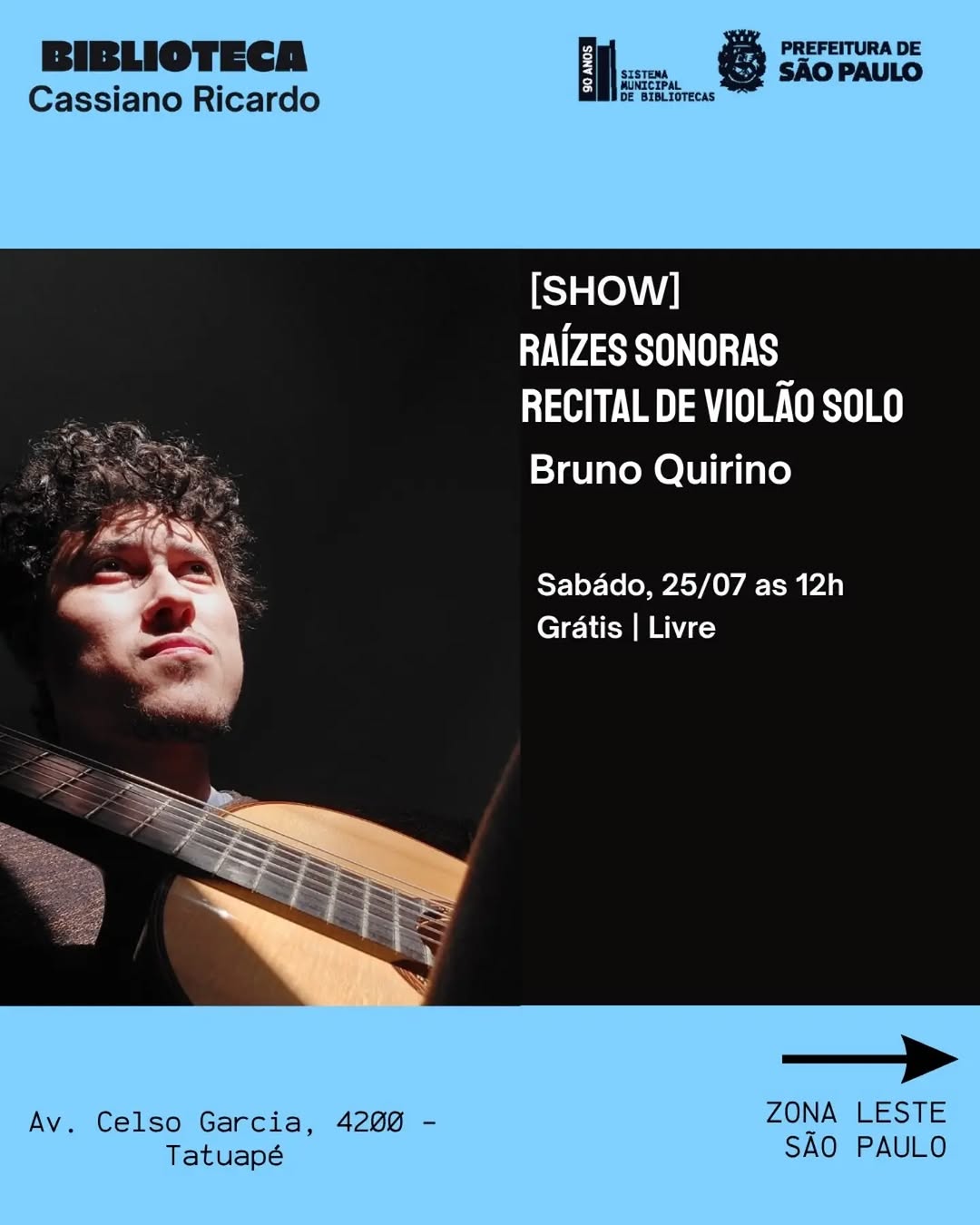 Raízes Sonoras – Recital de Violão Solo