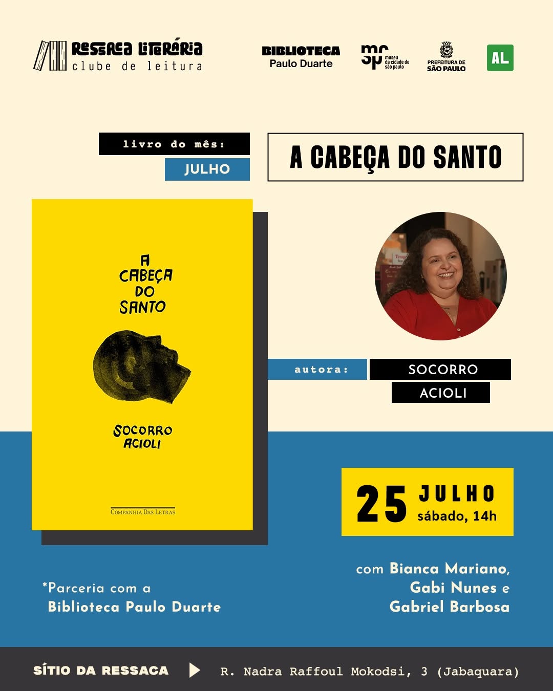 Ressaca Literária de Julho: A Cabeça do Santo