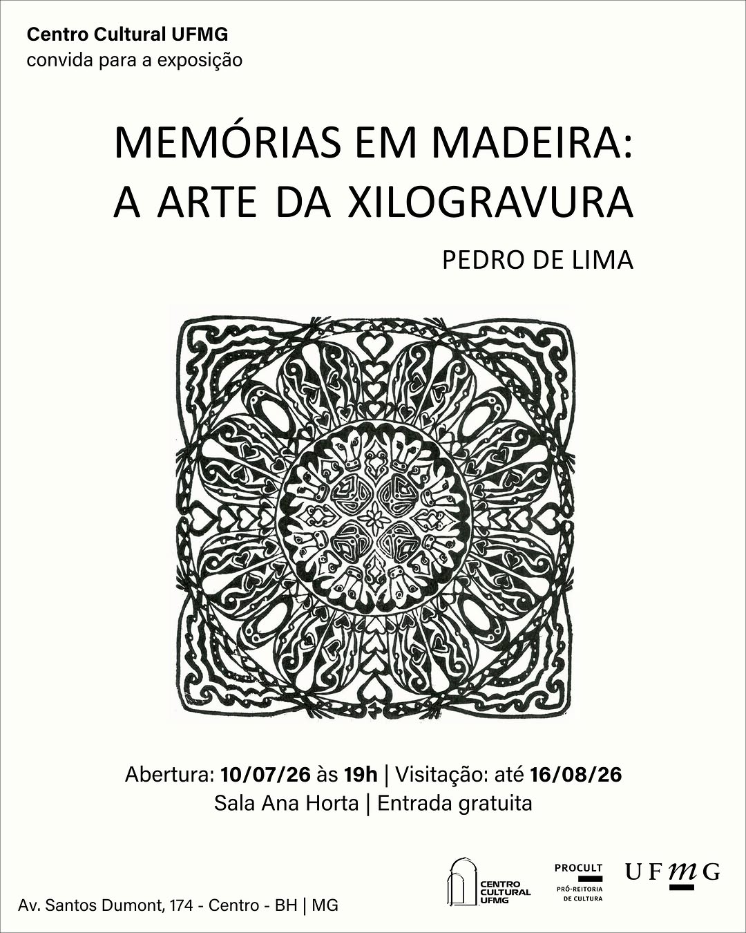 Exposição 'Memórias em madeira: a arte da Xilogravura'