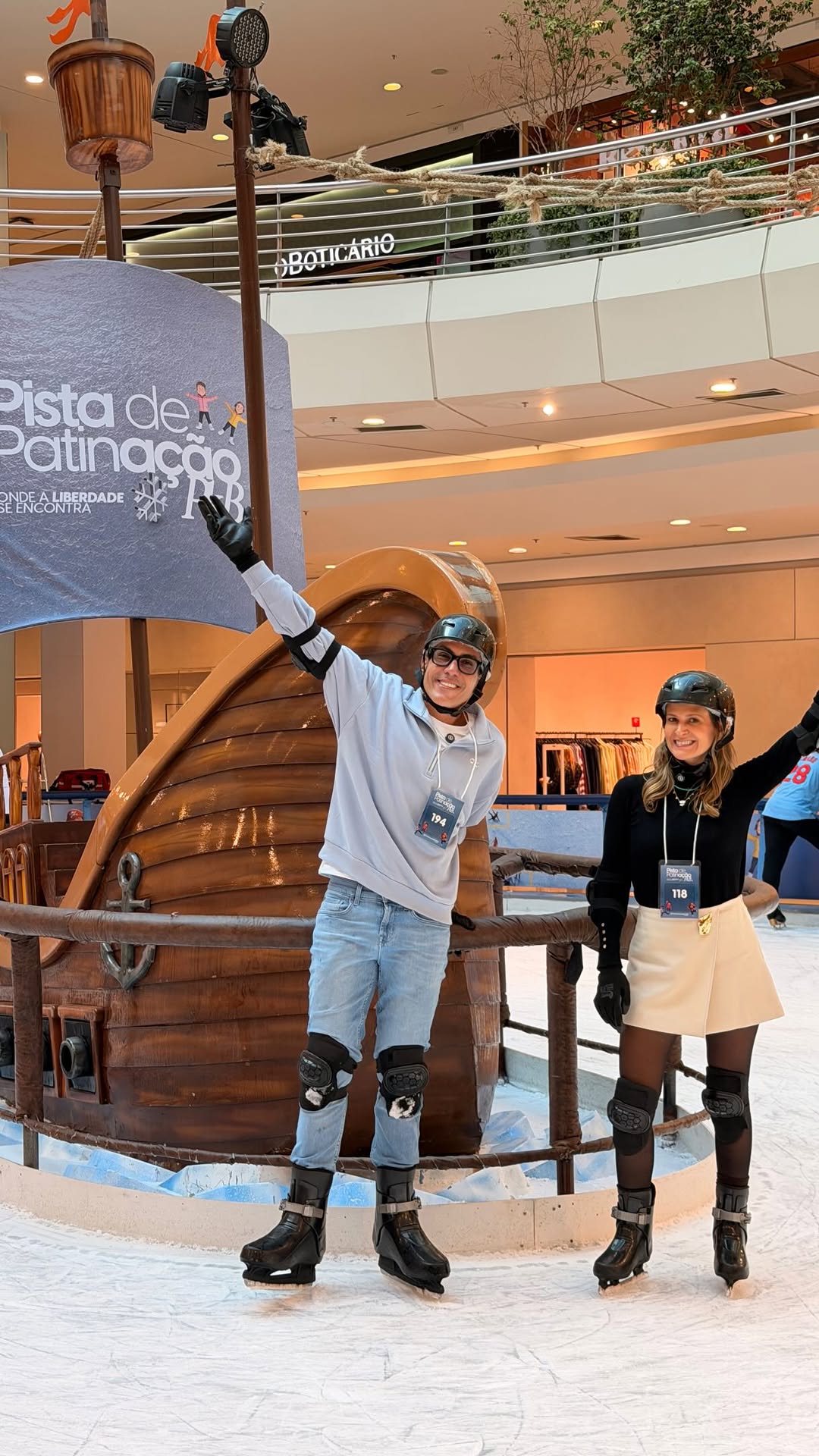 Pista de Patinação no ParkShopping Barigüi