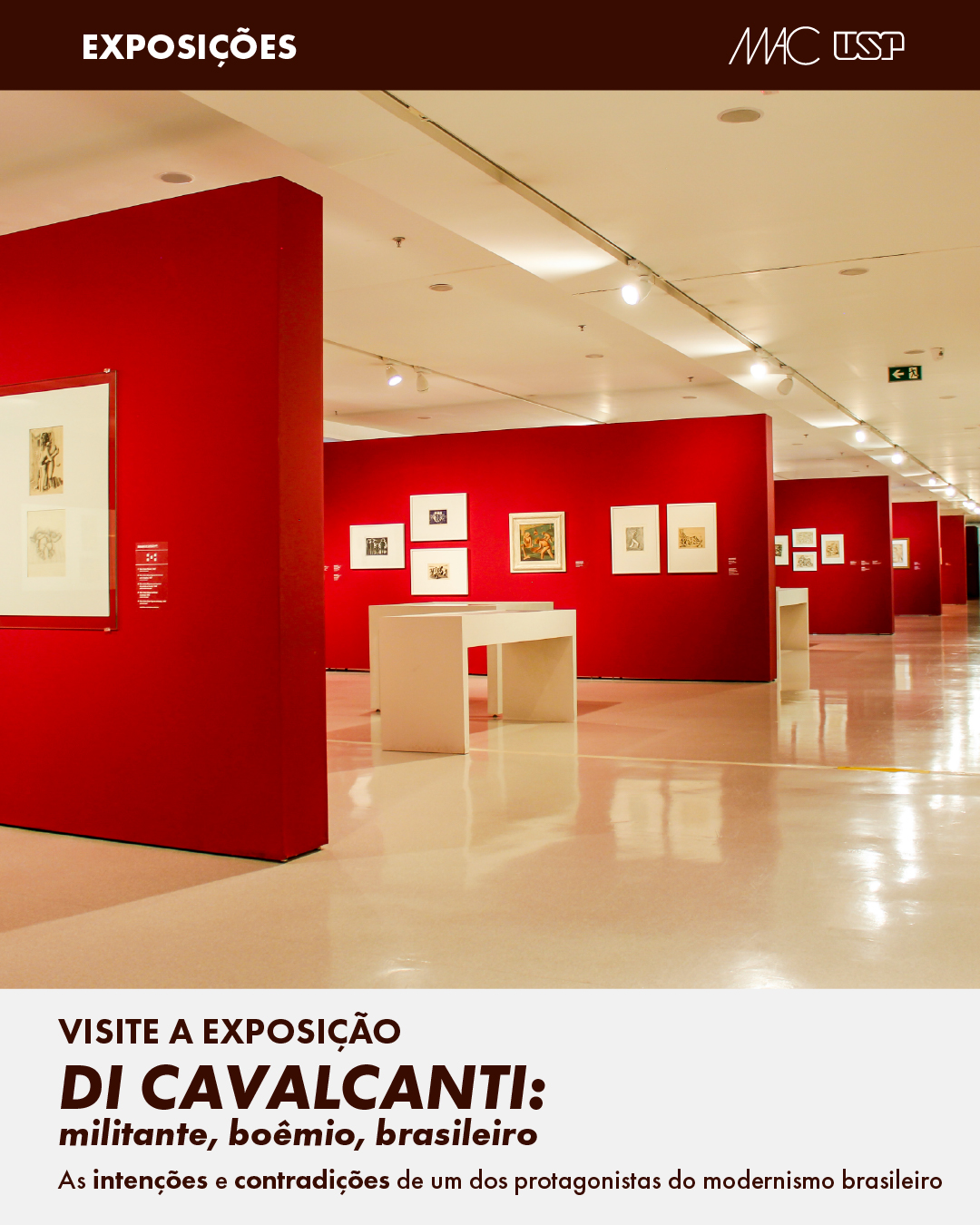 Di Cavalcanti: militante, boêmio, brasileiro — Museu de Arte Contemporânea da USP (MAC USP), Vila Mariana, São Paulo