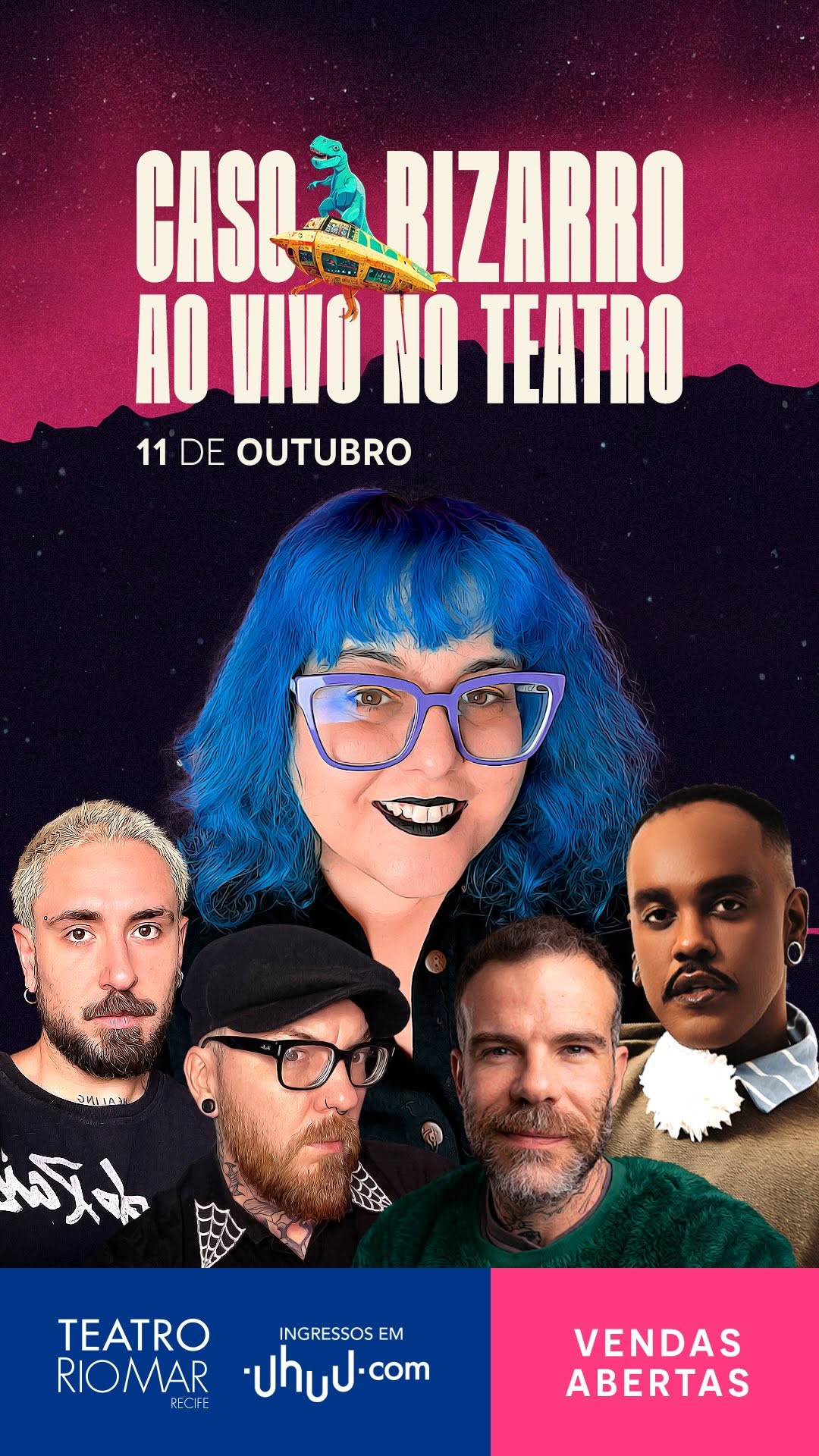 Caso Bizarro ao Vivo no Teatro RioMar
