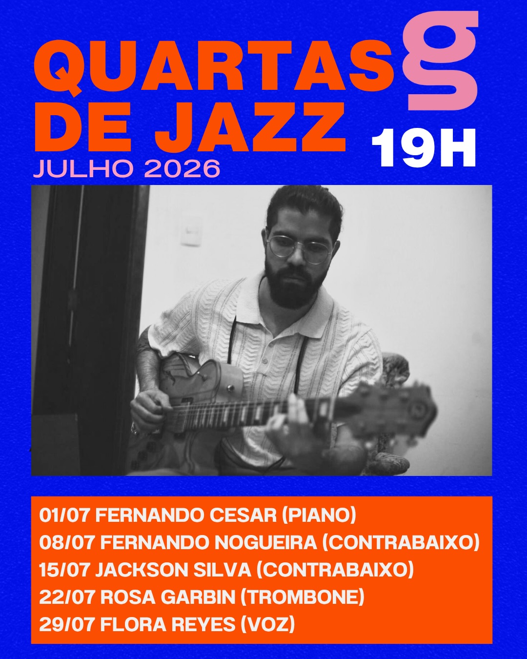 Quartas de Jazz no Galpãozin - Jackson Silva (contrabaixo)