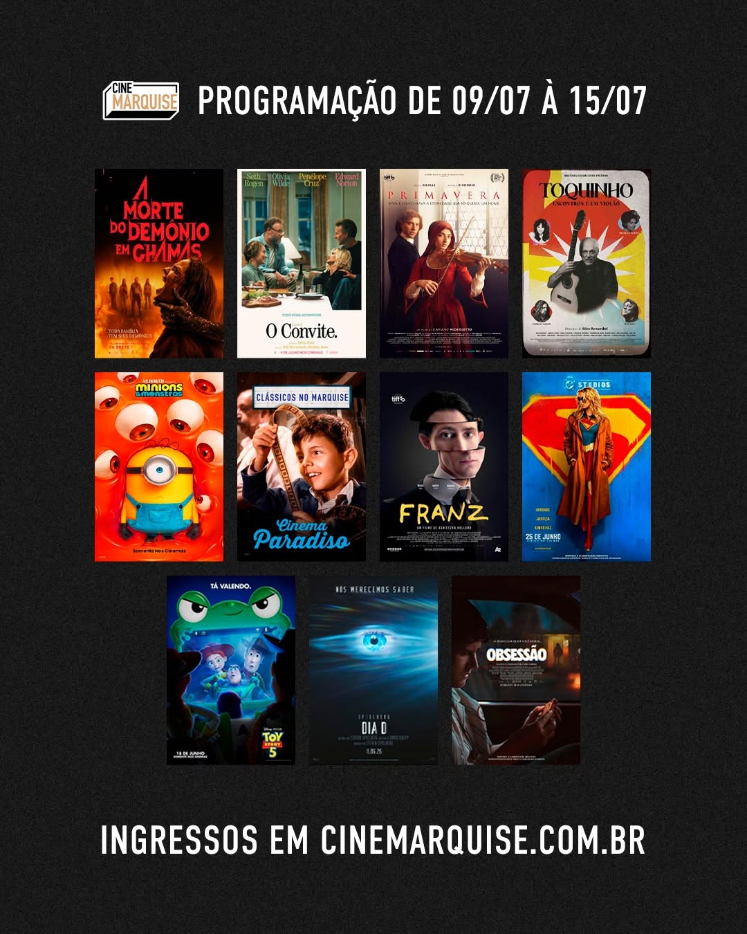 O CONVITE — Cine Marquise, Bela Vista, São Paulo