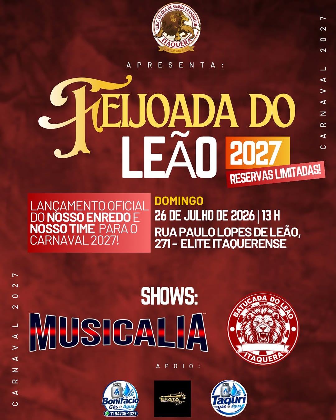Play no Carnaval 2027