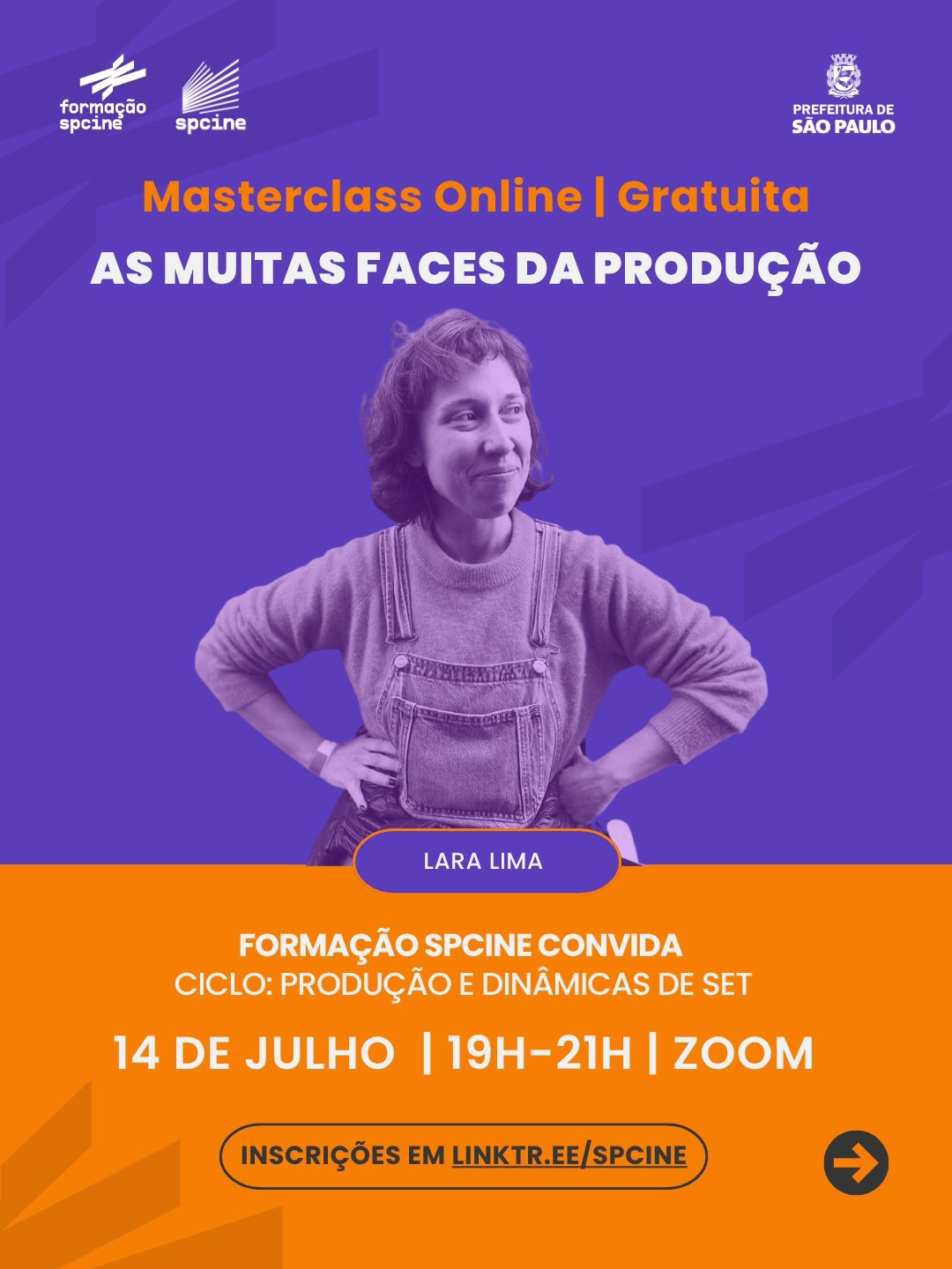 Masterclass As muitas faces da produção — SP Cine, São Paulo
