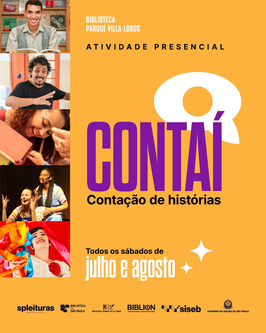 O Passarinho Contou — Biblioteca Parque Villa-Lobos, Alto de Pinheiros, São Paulo