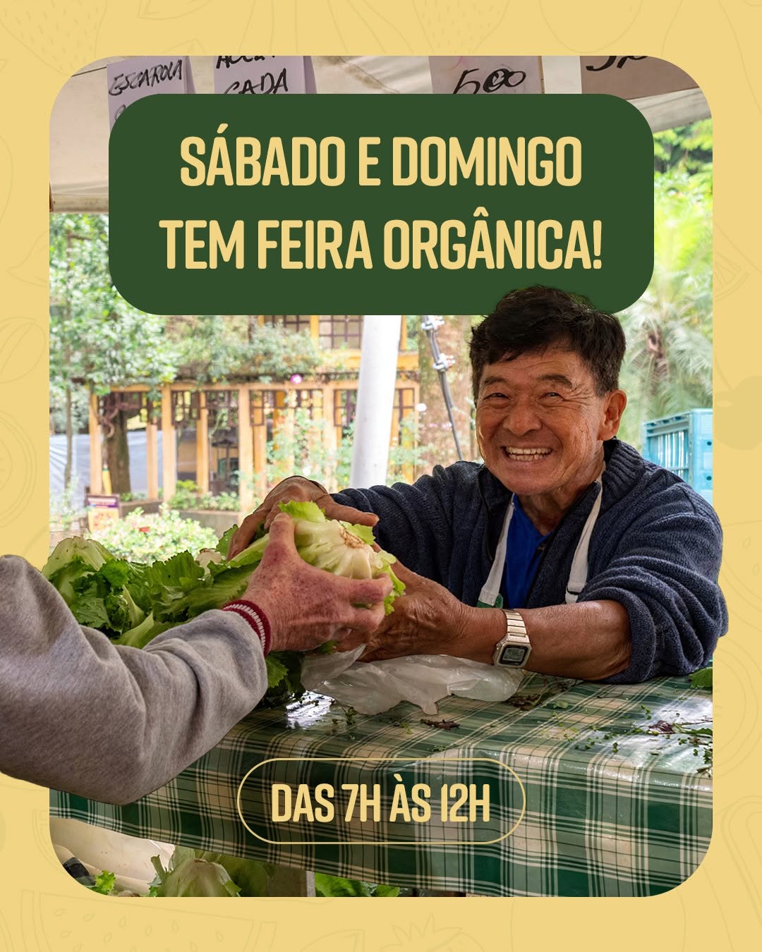 Feira Orgânica no Parque da Água Branca