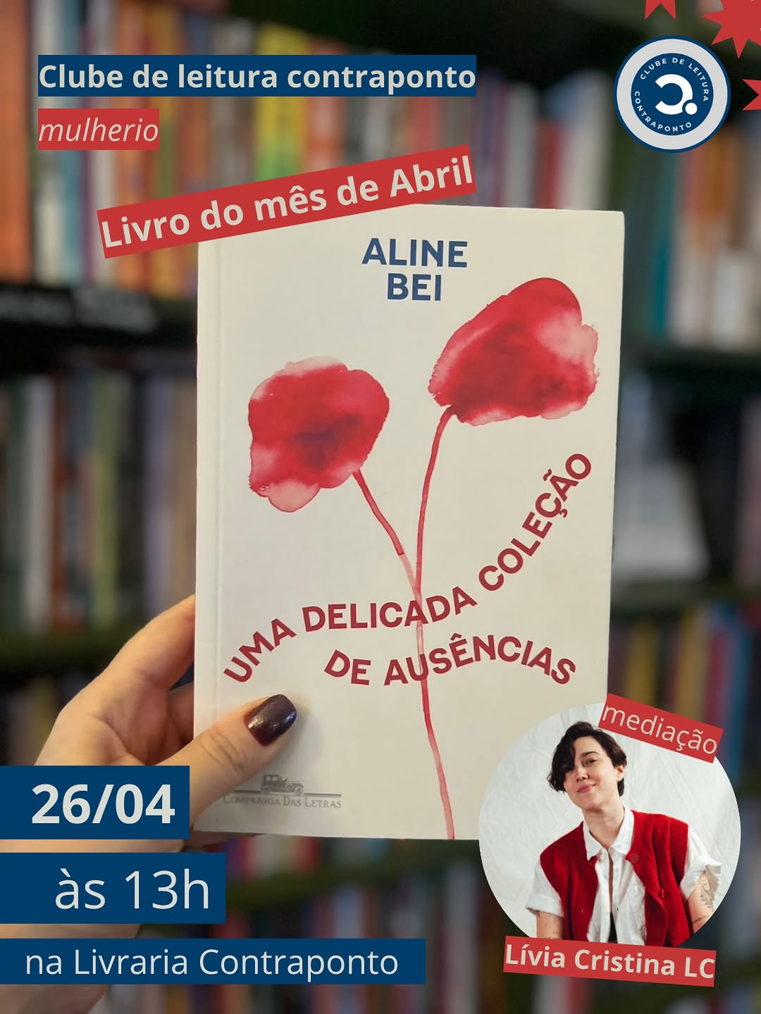 Clube de Leitura Contraponto - Uma delicada coleção de ausências