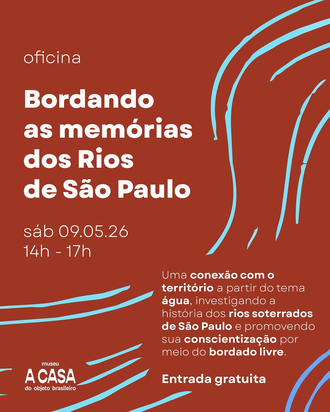 Bordando as Memórias dos Rios de São Paulo