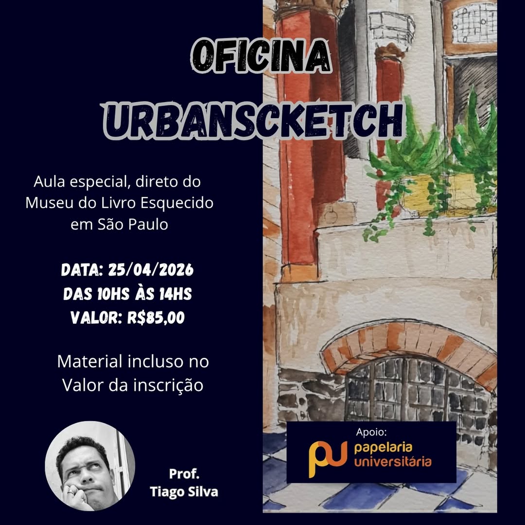 Oficina de Fundamentos do Desenho para Urbanscketch