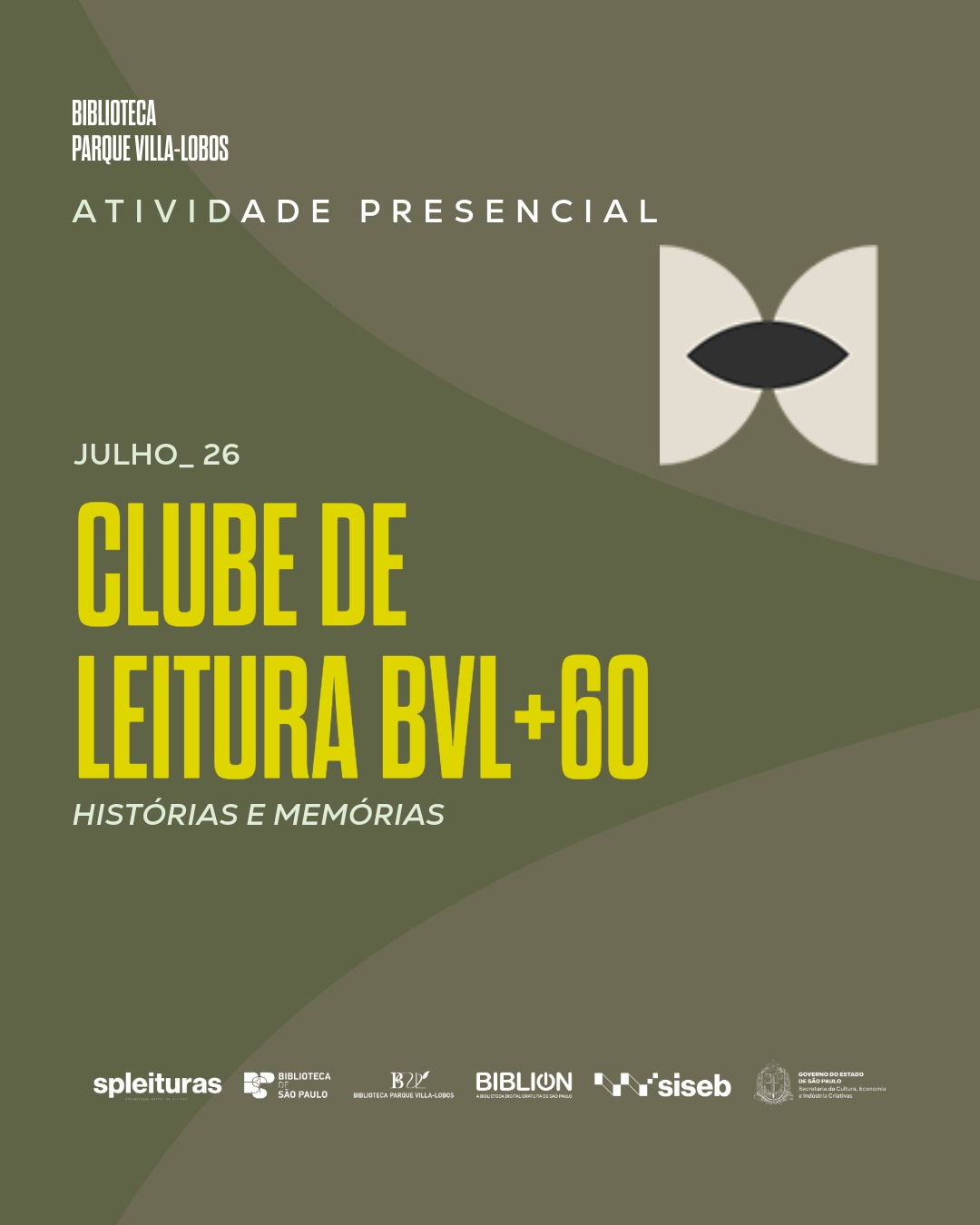 Clube de leitura BVL+60 | Histórias e memórias