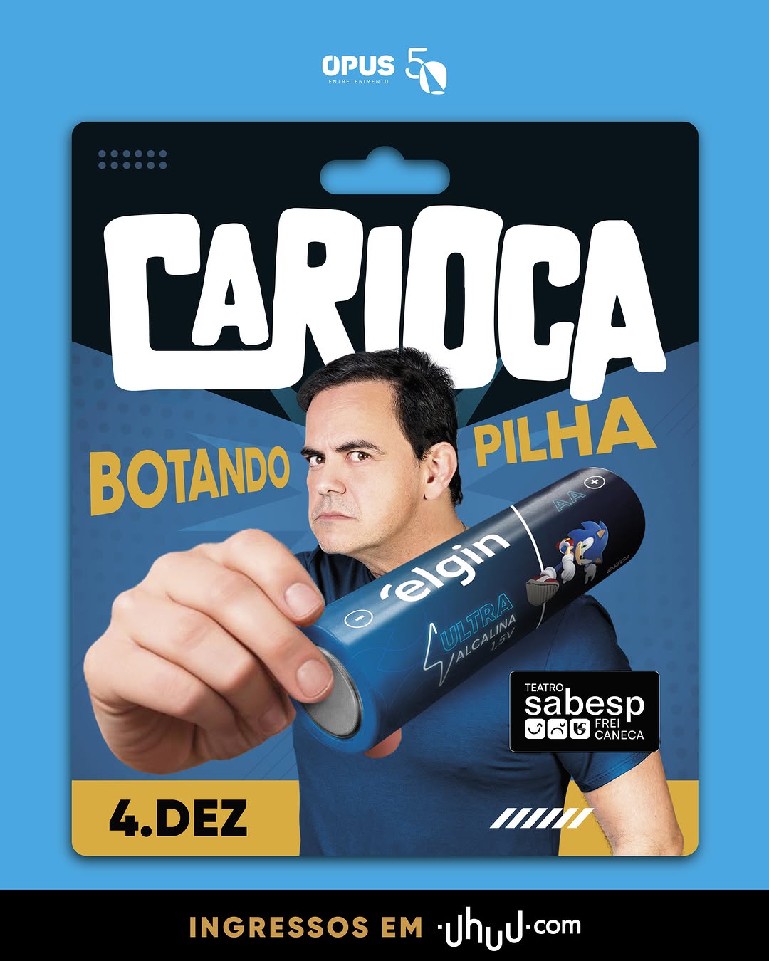 Botando Pilha — Teatro Frei Caneca, Consolação, São Paulo