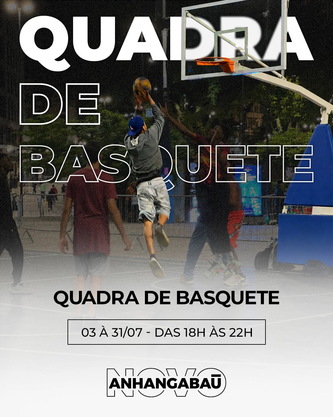 Quadra de Basquete no Vale do Anhangabaú