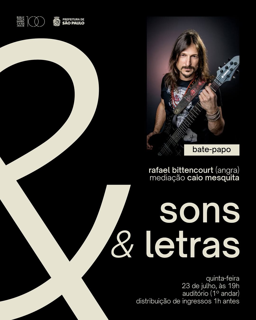 Sons & Letras: Bate-papo com Rafael Bittencourt (Angra)