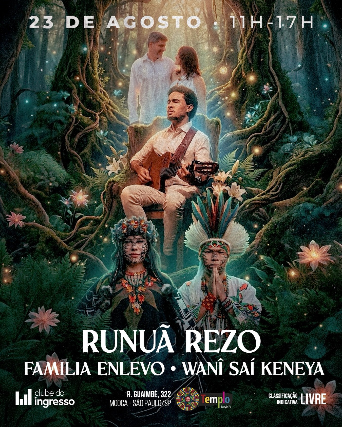 Runuã Rezo — Templo - Bar de Fé, Mooca, São Paulo