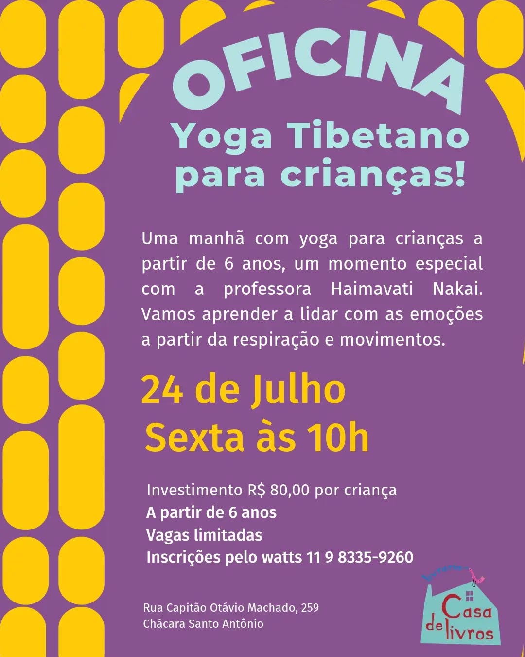 Manhã de Yoga para Crianças