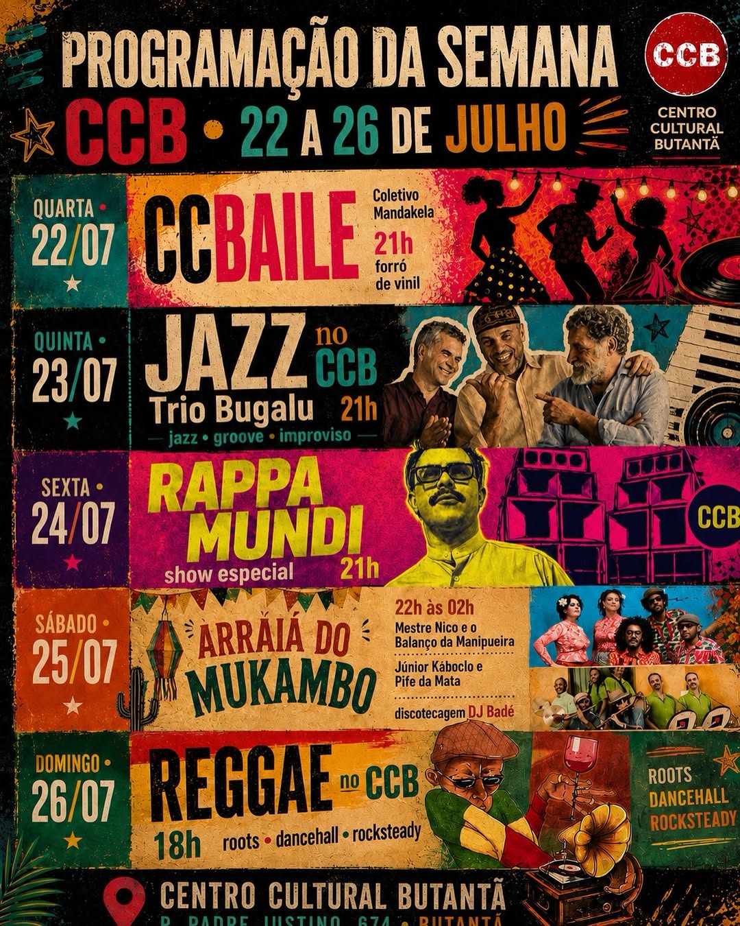 Jazz no CCB com Trio Bugalu