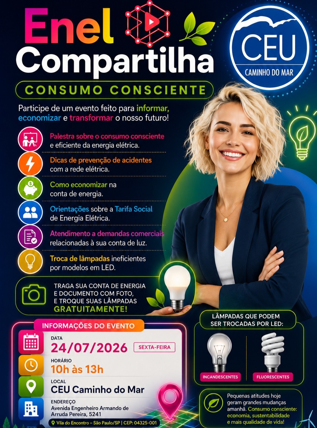 Enel Compartilha – Consumo Consciente no CEU Caminho do Mar
