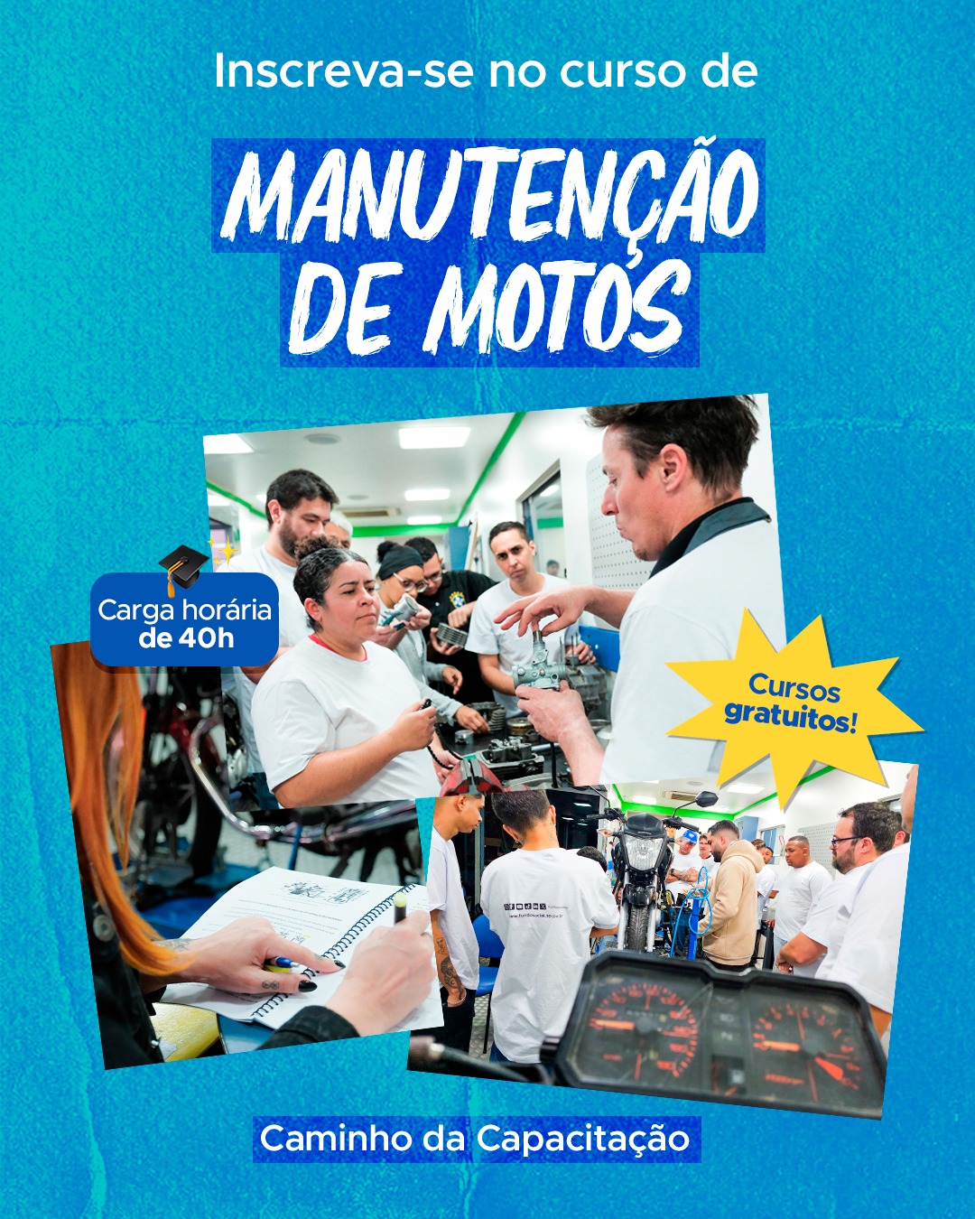 Curso de Manutenção de Motos - Caminho da Capacitação