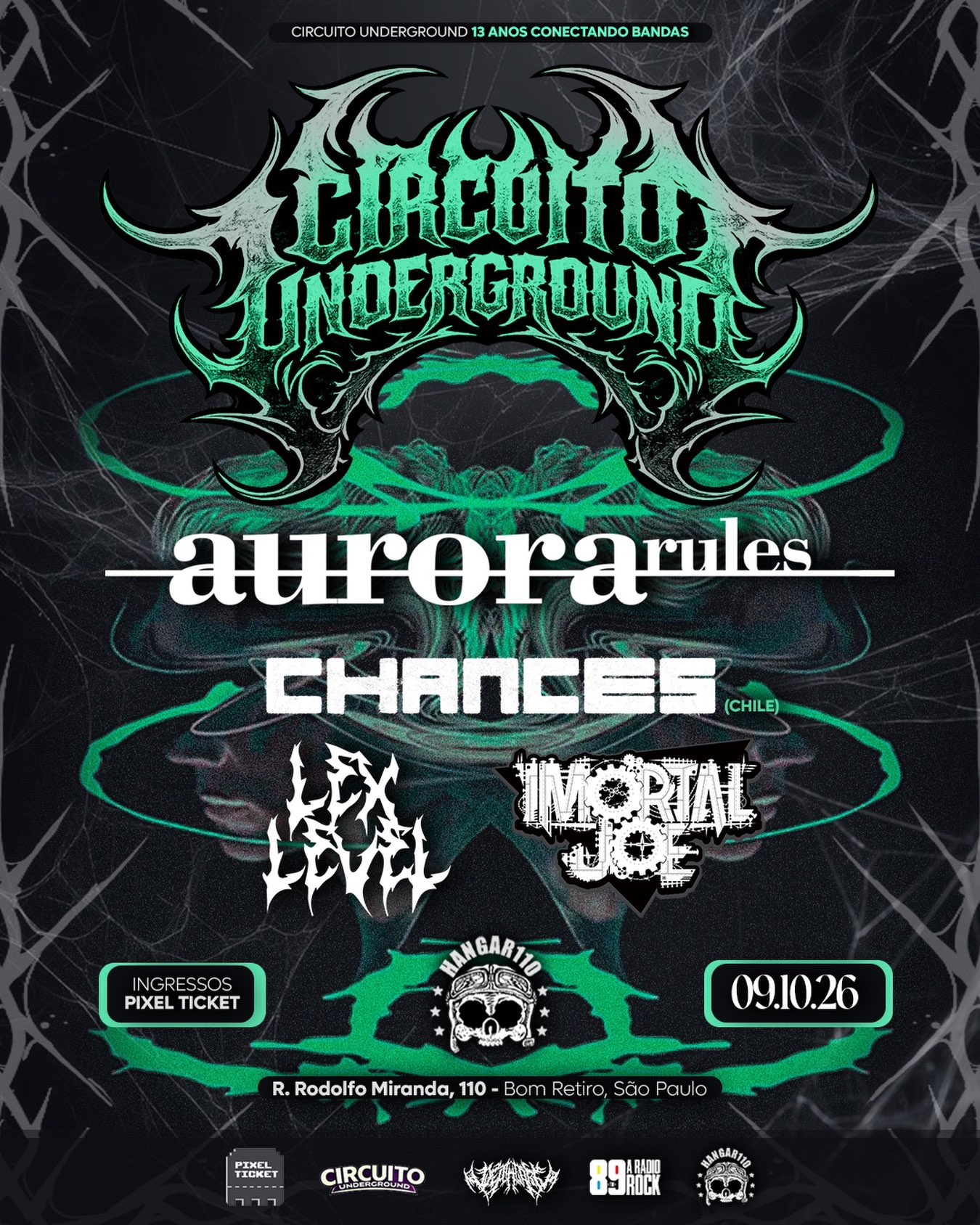 Circuito Underground 2026 - 3ª Edição — Hangar 110, Bom Retiro, São Paulo