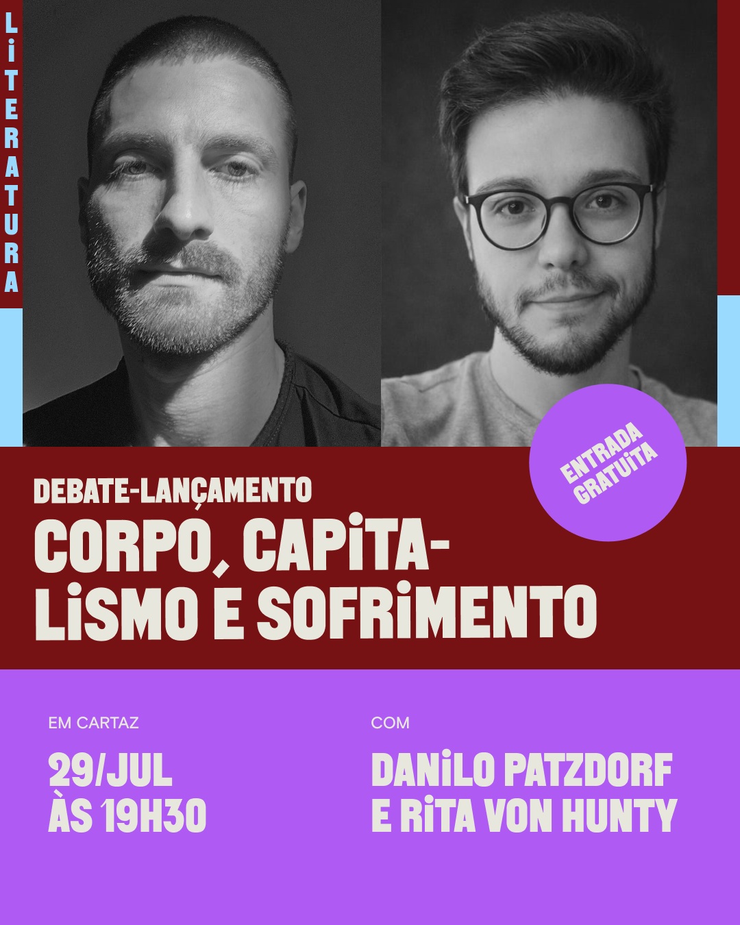 Debate-lançamento: Como descansar o indescansável? e Formas de narrar um corpo