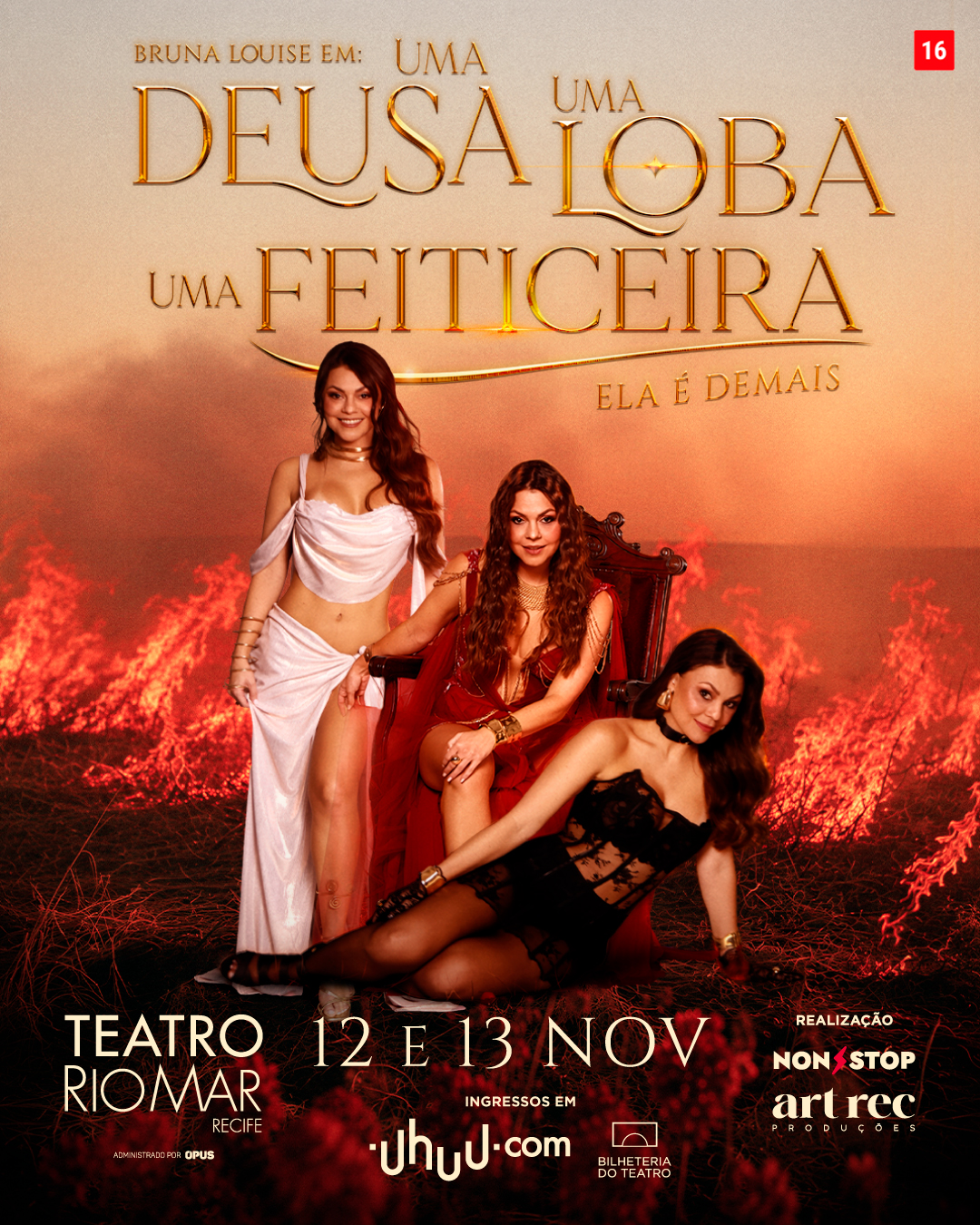 Uma Deusa, Uma Loba, Uma Feiticeira — Teatro RioMar Recife, Recife