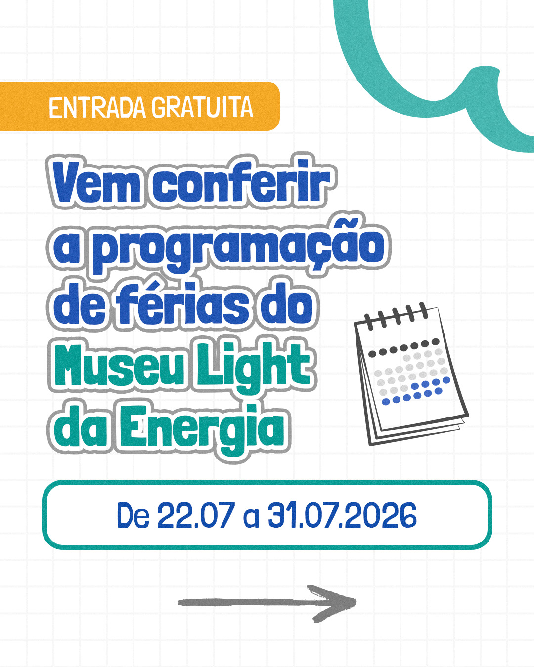 Programação de Férias - Museu Light da Energia