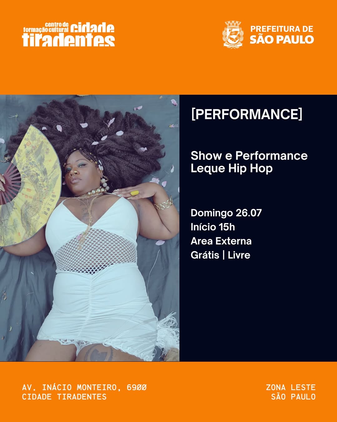 Show e Performance Leque Hip Hop