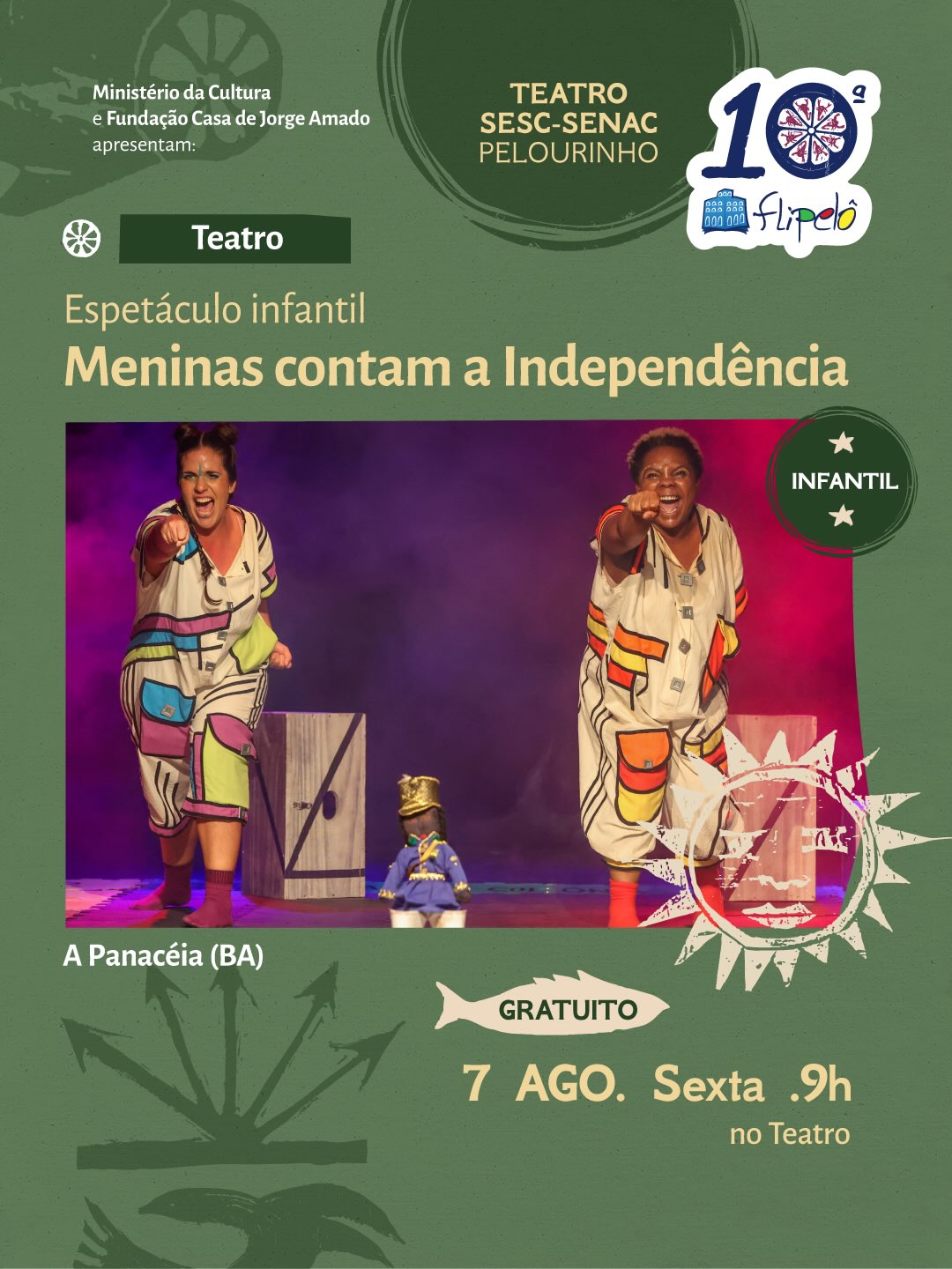 Meninas contam a Independência
