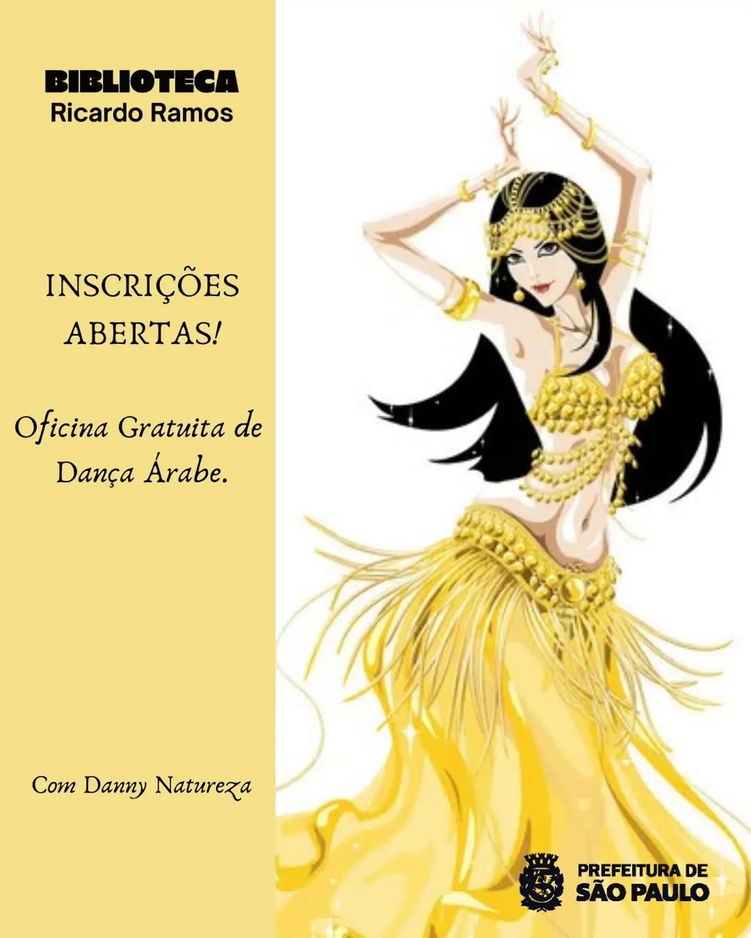 O Chamado da Linha do Tempo: Segredos da Dança do Ventre — Biblioteca Ricardo Ramos, Vila Prudente, São Paulo