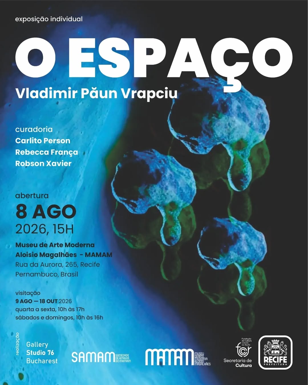 O Espaço - Vladimir Păun-Vrapciu — Museu de Arte Moderna Aloísio Magalhães (MAMAM), Boa Vista, Recife