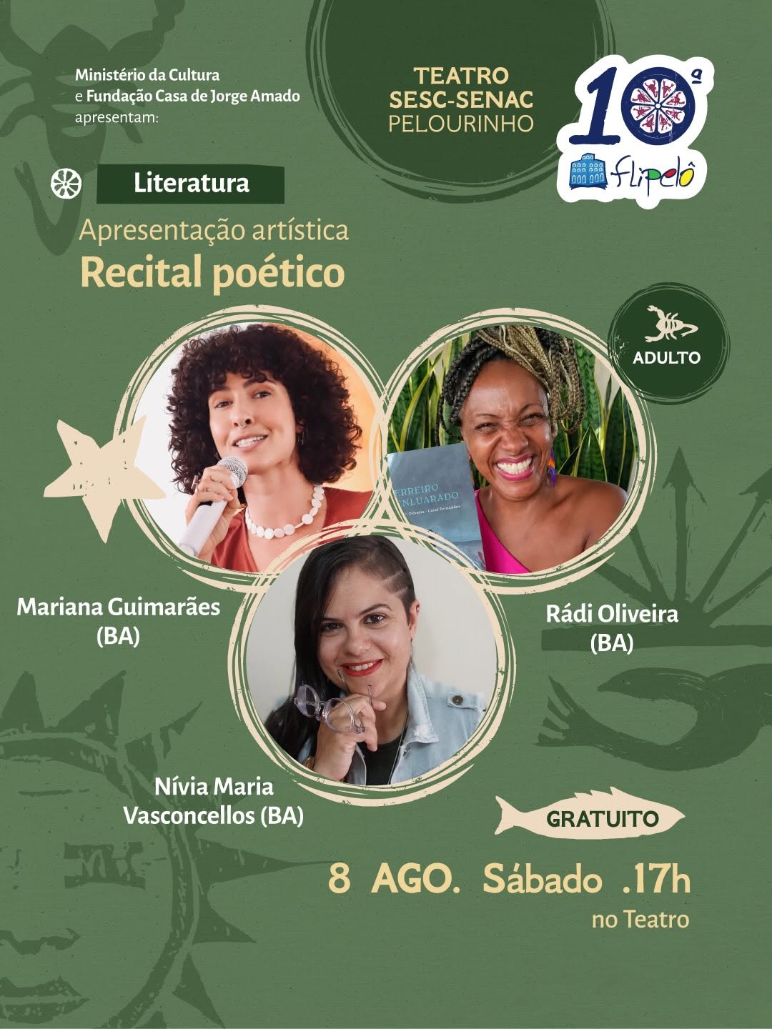 Recital Poético - Flipelô 2026