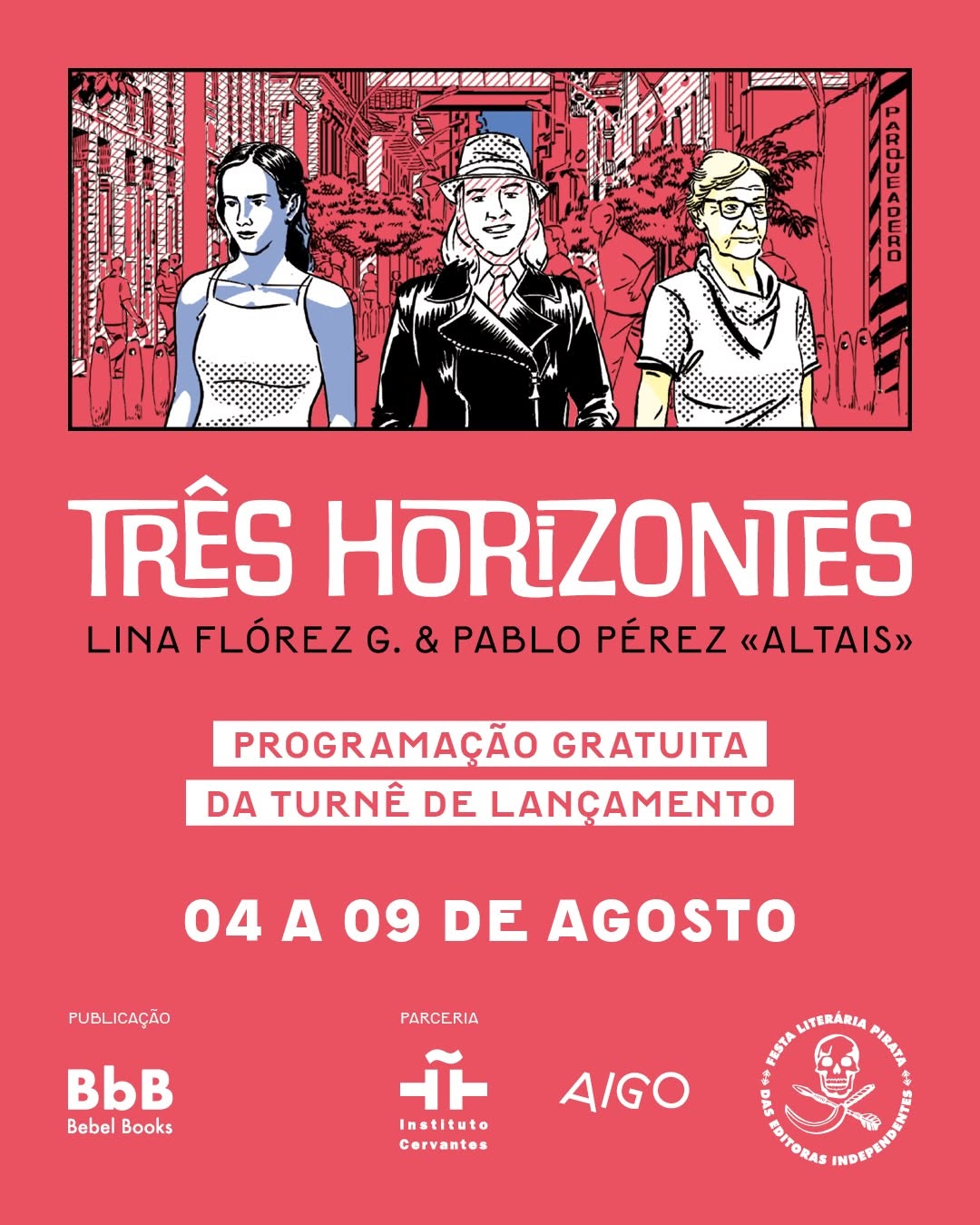 Apresentação e sessão de autógrafos - Três Horizontes (Instituto Cervantes)