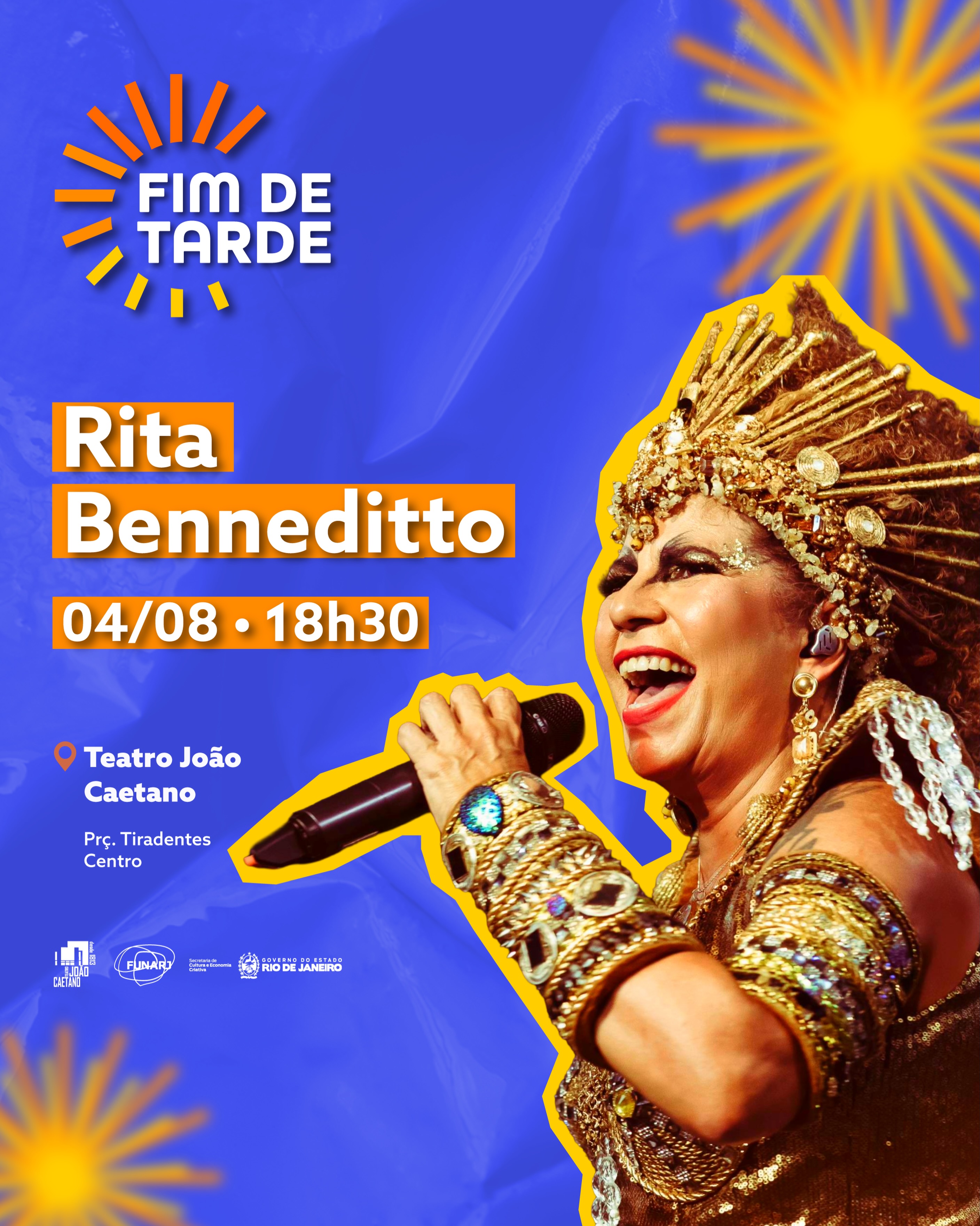 Fim de Tarde com Rita Benneditto — Teatro João Caetano, Rio de Janeiro