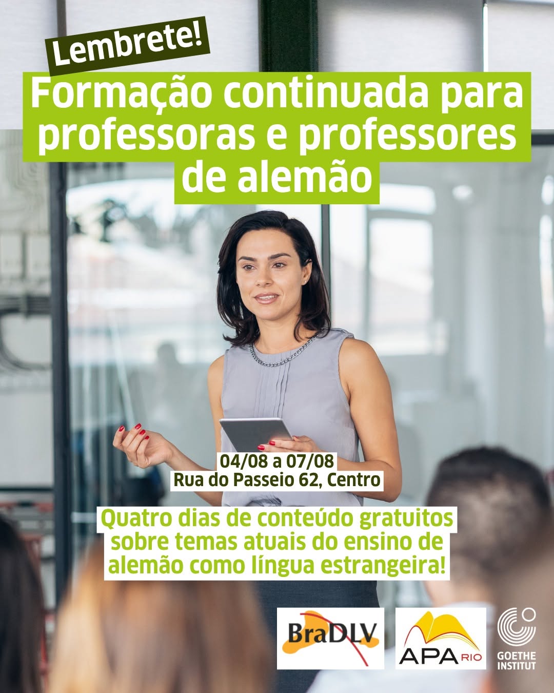 Seminários Gratuitos para Professores de Alemão — Instituto Goethe