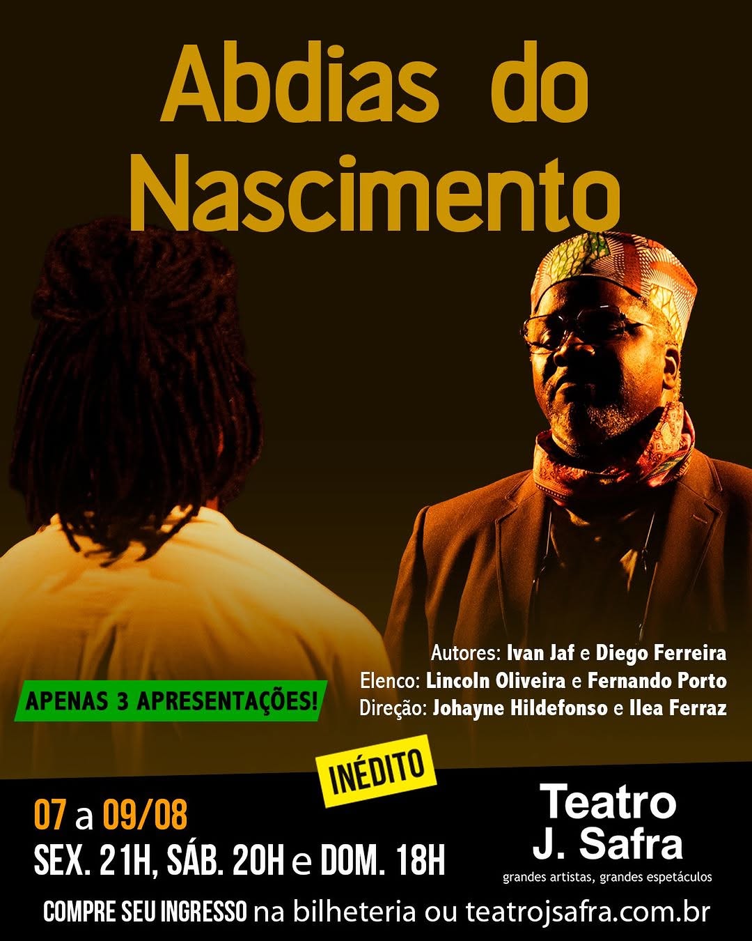 Homenagem à Abdias do Nascimento — Teatro J. Safra, Barra Funda, São Paulo