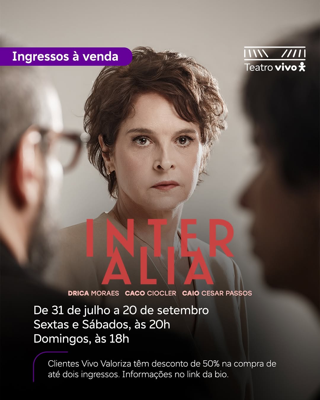 Inter Alia — Teatro Vivo SP, Morumbi, São Paulo