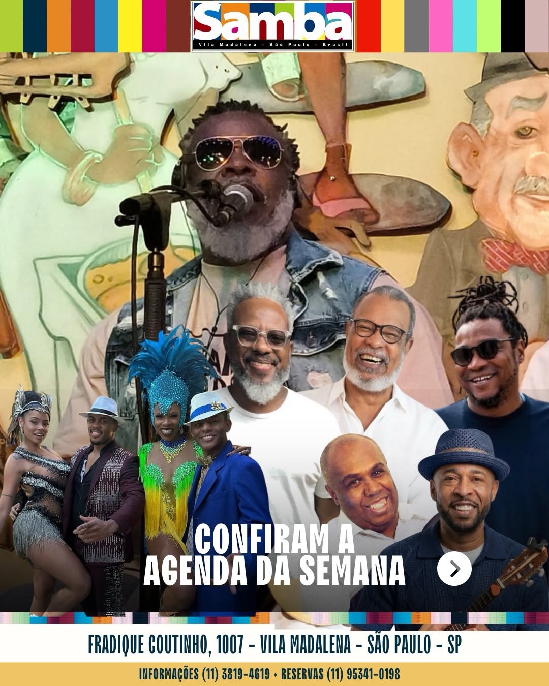 Roda de Samba com Trio Olegário Jr. — Bar Samba, Pinheiros, São Paulo