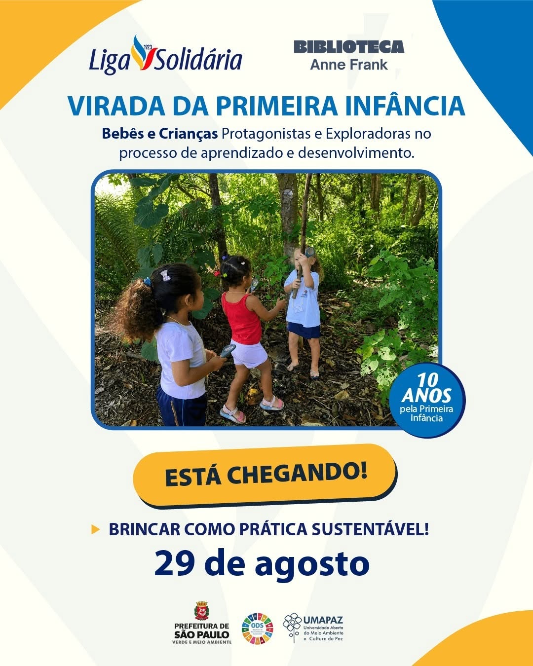 Virada da Primeira Infância — Biblioteca Anne Frank, Itaim Bibi, São Paulo