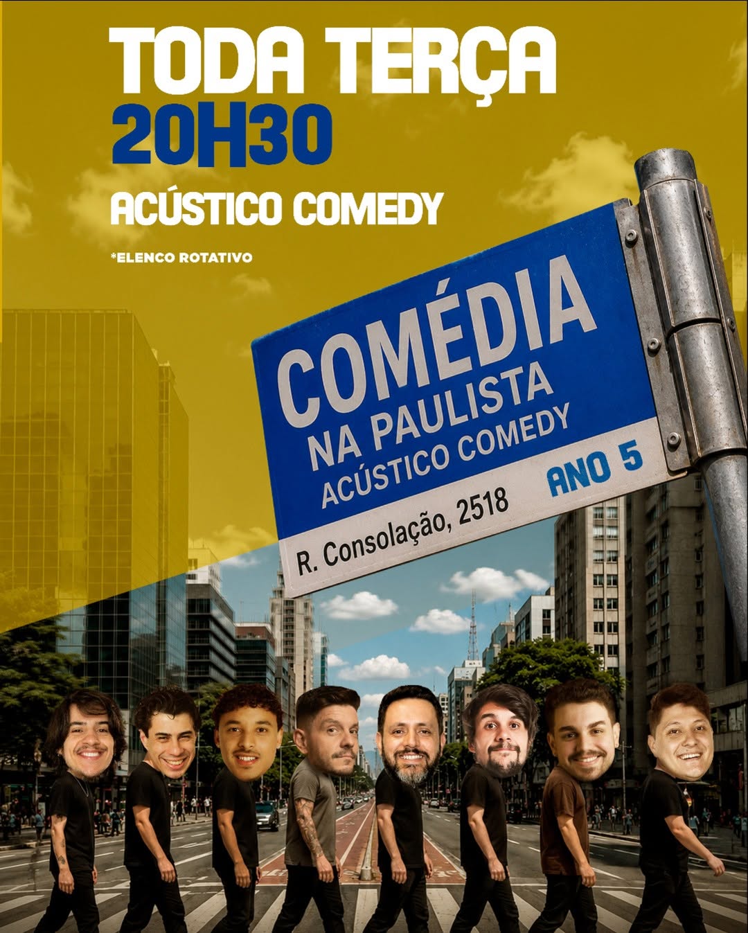 Comédia na Paulista — Acustico Comedy, Consolação, São Paulo