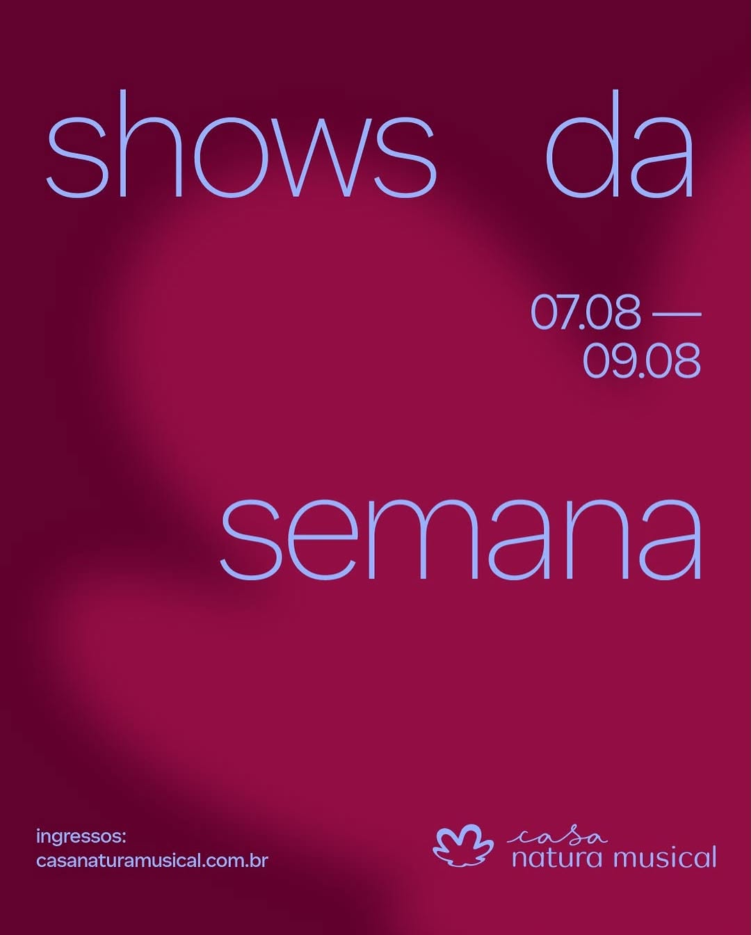 Terno Rei - 10 Anos de Essa Noite Bateu Com Um Sonho (Sessão 1) — Casa Natura Musical, Pinheiros, São Paulo