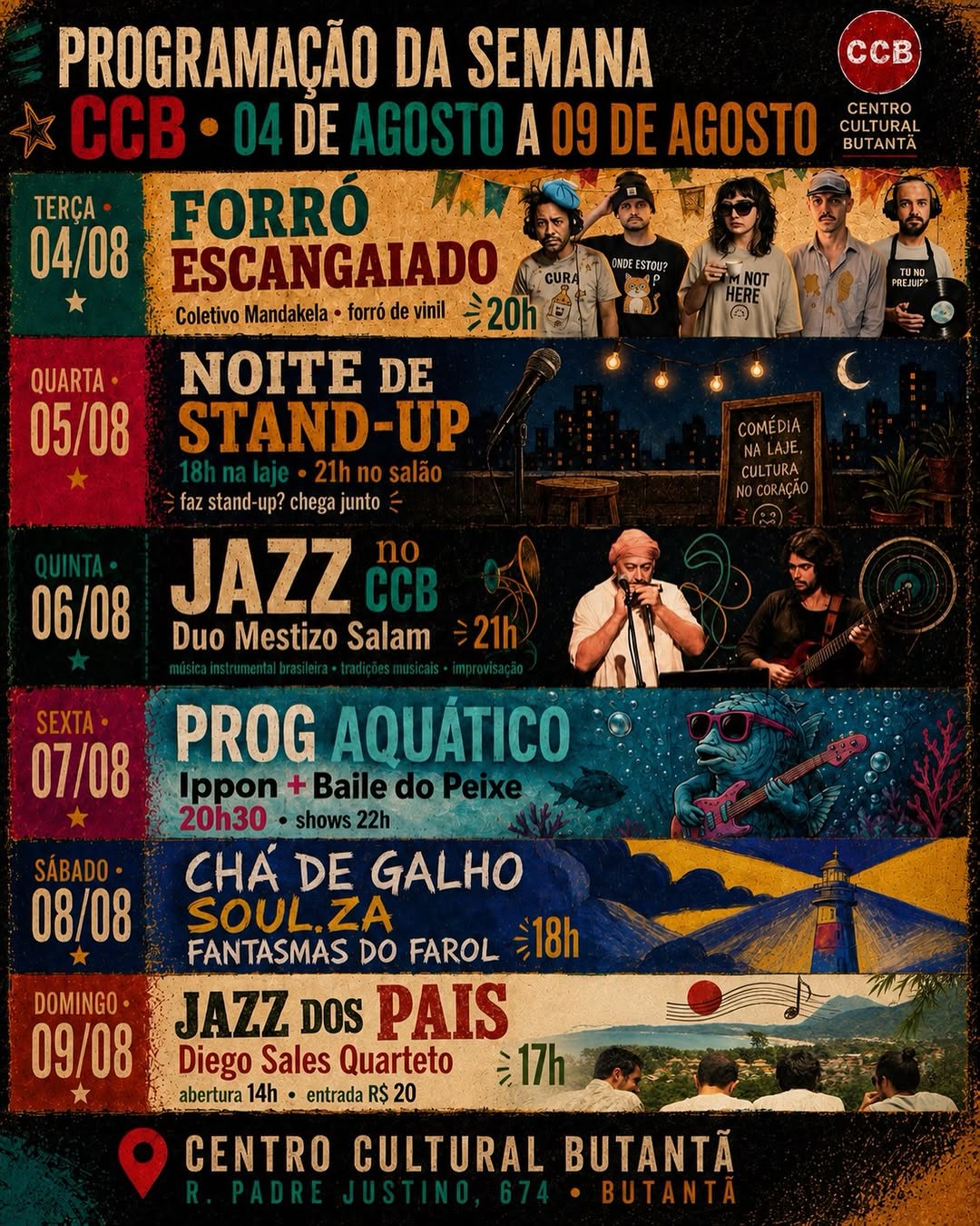 Chá de Galho — Centro Cultural Butantã, Vila Sônia, São Paulo