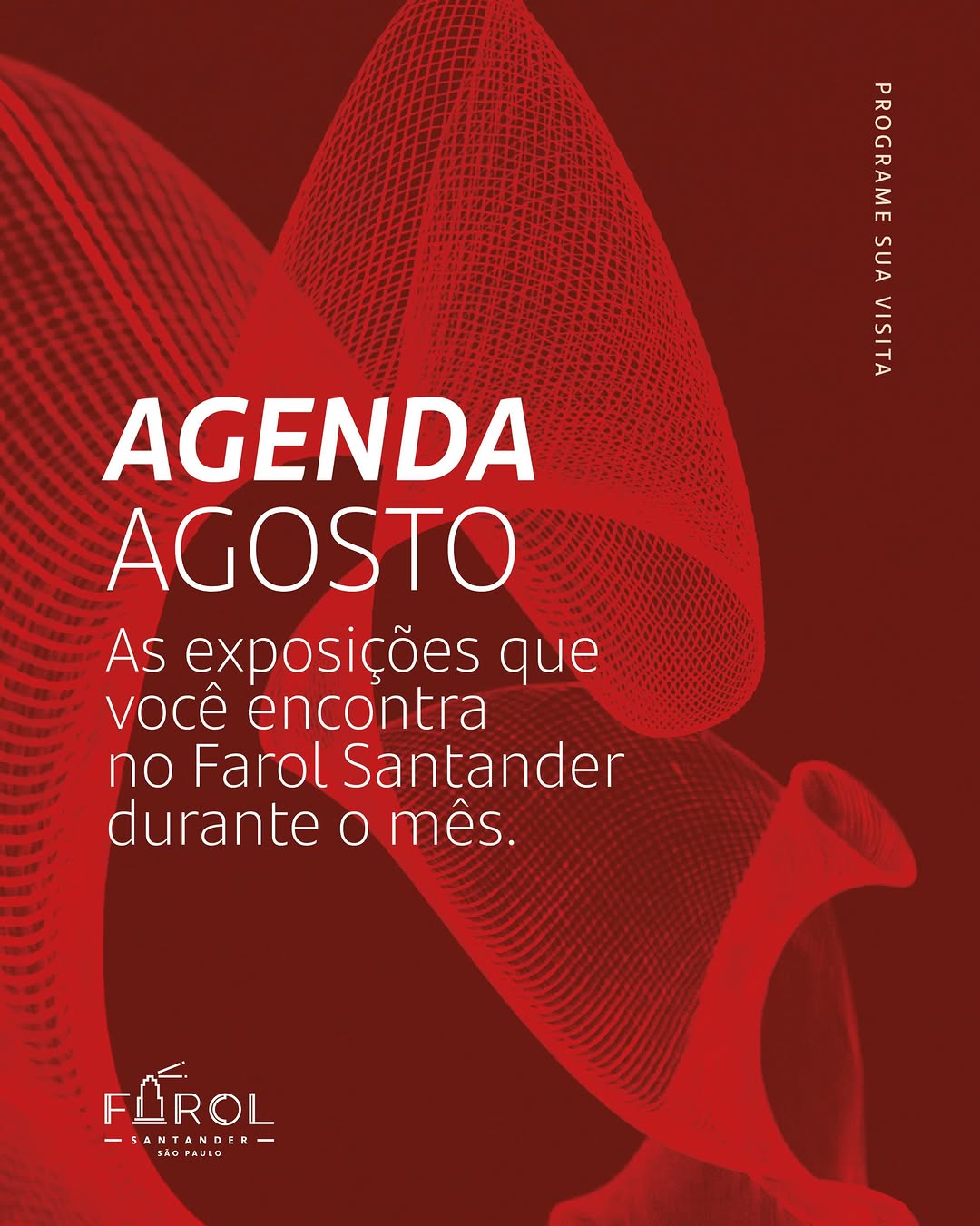 Exposições de Agosto no Farol Santander