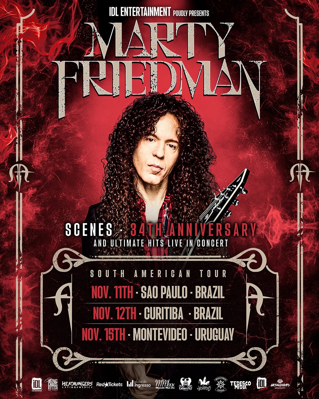 MARTY FRIEDMAN REGRESA A SUDAMÉRICA - São Paulo