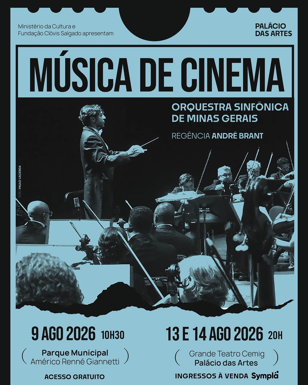 Concerto Música de Cinema — Palácio das Artes, Centro, Belo Horizonte