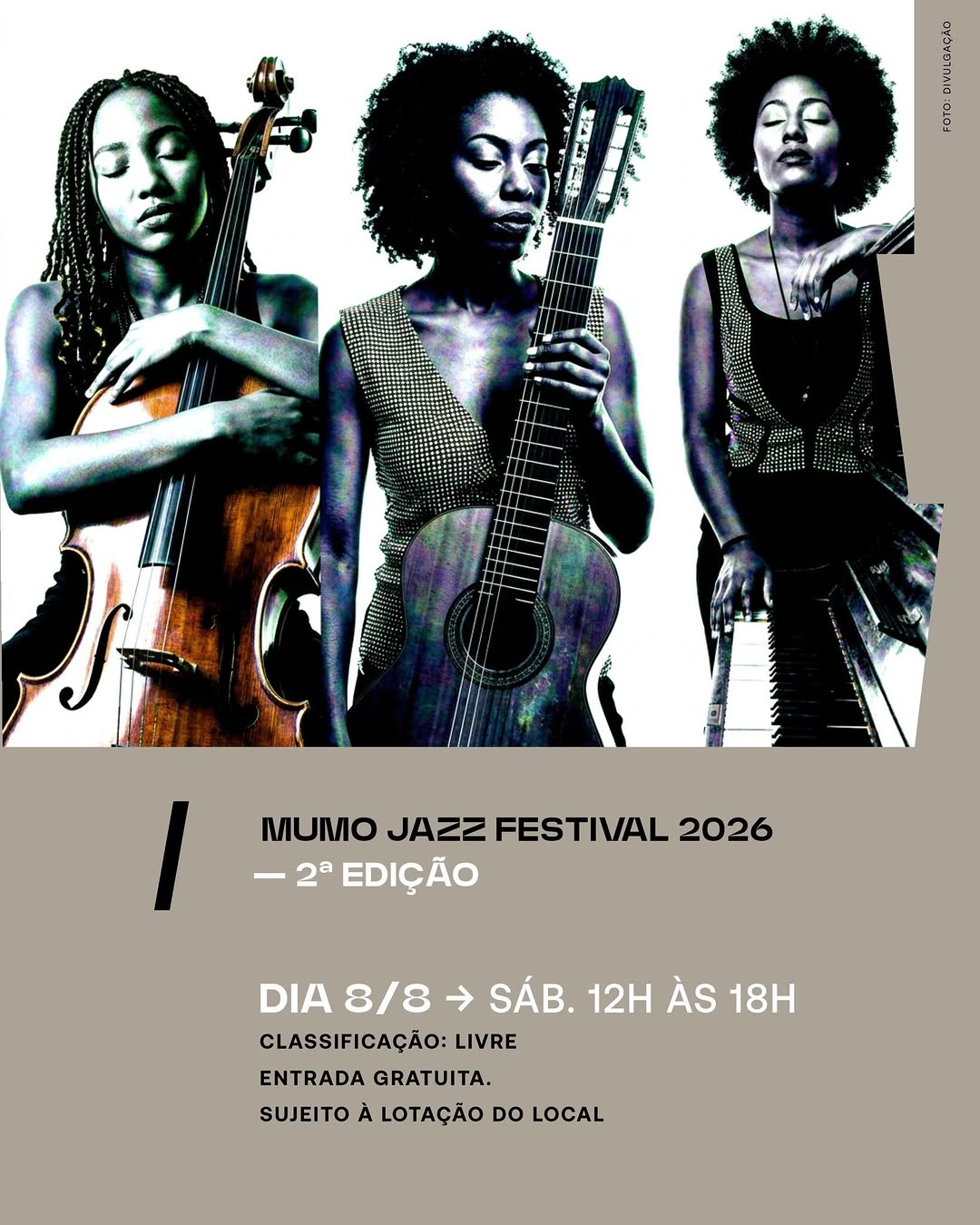MUMO JAZZ FESTIVAL 2026 - 2ª edição — Centro de Referência da Moda (CRMo), Centro, Belo Horizonte