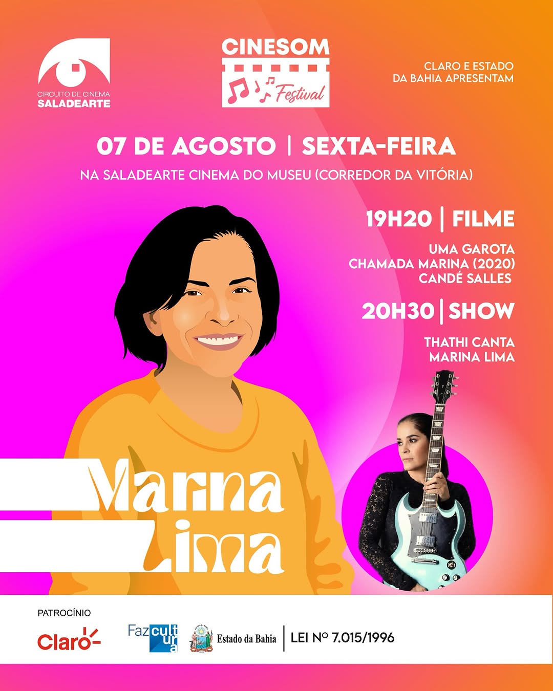 CineSom Marina Lima - Show de Thathi — Saladearte - Cine Paseo, Itaigara (Shopping Paseo), Salvador